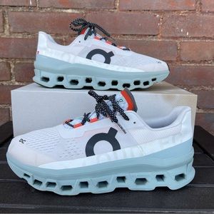Mens On Cloudmonster - Frost | Surf - Size 10 1/2